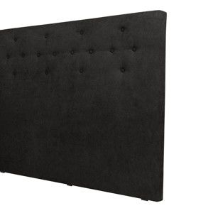 Czarny zagłówek łóżka Windsor & Co Sofas Phobos, 140x120 cm