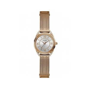 Zegarek damski w różowozłotym kolorze z paskiem ze stali nierdzewnej Guess W1084L3