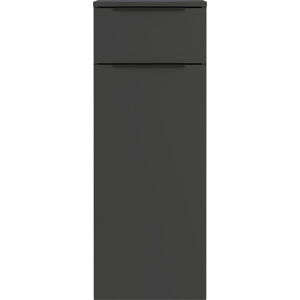 Antracytowa wysoka/wisząca szafka łazienkowa 36x93 cm Crandon – Germania