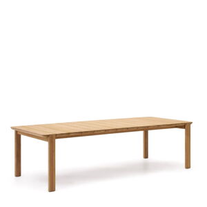Stół ogrodowy z litego drewna dębowego 112x280 cm Icaro – Kave Home