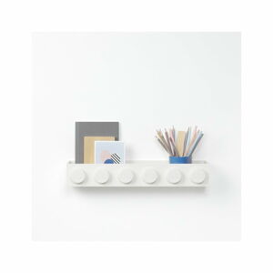 Dziecięca biała półka ścienna LEGO® Sleek