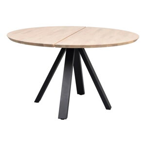 Okrągły stół z blatem z drewna dębowego ø 130 cm Carradale – Rowico