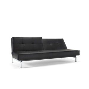 Czarna sofa rozkładana Innovation Splitback