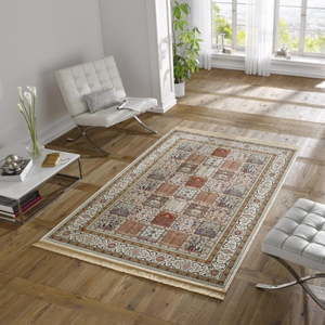 Kremowy dywan z wiskozy Mint Rugs Precious, 70x140 cm