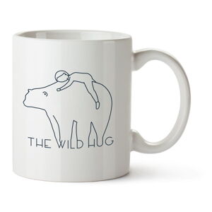 Biały kubek ceramiczny The Wild Hug The Wild Hug, 370 ml