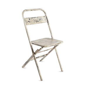 Składane ręcznie wykonane krzesło z metalu z recyklingu RGE Mash