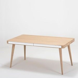 Stół z drewna dębowego Gazzda Ena Two, 160x90x75 cm