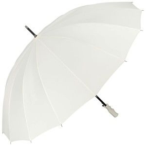 Biały parasol Von Lilienfeld Cleo XXL, ø 120 cm