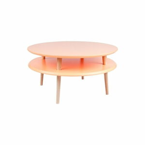 Pomarańczowy stolik Ragaba UFO ⌀ 70 cm