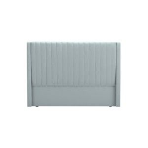 Zagłówek łóżka w kolorze srebrnym Cosmopolitan design Dallas, 140x120 cm
