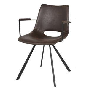 Ciemnobrązowe krzesło krzesło Canett Coronas