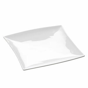 Biały porcelanowy talerz deserowy Maxwell & Williams East Meets West, 18,5x17,5 cm