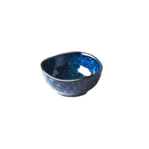 Niebieska miseczka ceramiczna MIJ Indigo, ø 9 cm