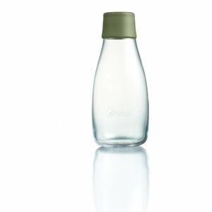 Oliwkowa szklana butelka ReTap z dożywotnią gwarancją, 300 ml
