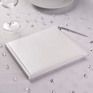 Księga gości z długopisem Neviti Premium Plain White