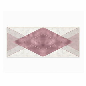 Biało-fioletowy dywan odpowiedni do prania 80x150 cm – Oyo Concept