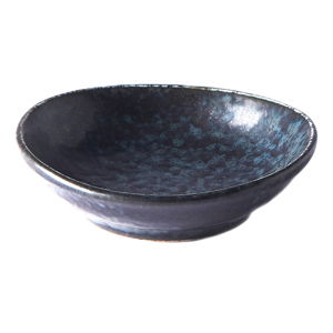 Czarna ceramiczna miseczka na sos MIJ BB, ø 8 cm