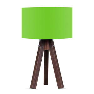 Lampa stołowa z zielonym abażurem Kate Louise Kahve