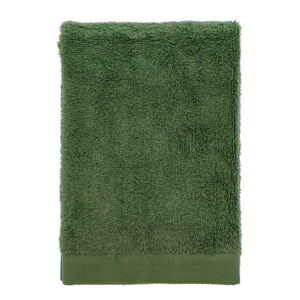 Zielony ręcznik z bawełny organicznej 50x100 cm Comfort Organic – Södahl