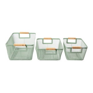 Metalowe koszyki druciane zestaw 3 szt.  – Compactor