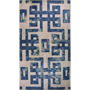 Niebieski/beżowy dywan 80x50 cm - Vitaus