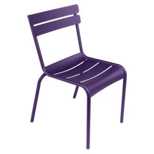 Fioletowe krzesło ogrodowe Fermob Luxembourg