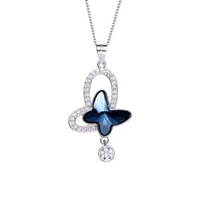 Naszyjnik z kryształami Swarovski Elements Crystals Butterfly