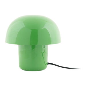 Zielona lampa stołowa z metalowym kloszem (wysokość 20 cm) Fat Mushroom – Leitmotiv