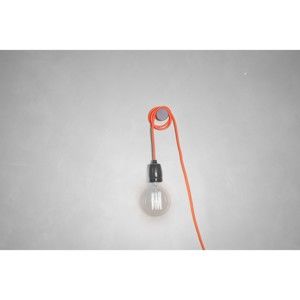 Pomarańczowy kabel do lampy wiszącej z oprawką Filament Style G Rose