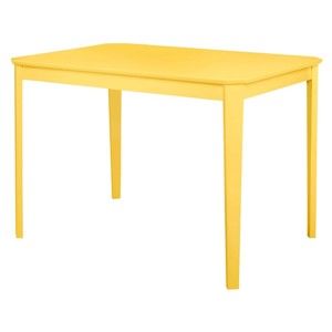 Żółty stół Støraa Trento, 110 x 75 cm
