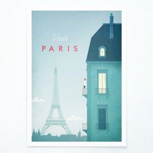 Plakat Travelposter Paris, A3