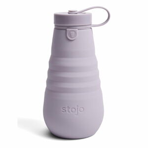 Fioletowa składana butelka Stojo Bottle Lilac, 590 ml