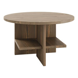 Brązowy okrągły stolik Rondure – Karup Design