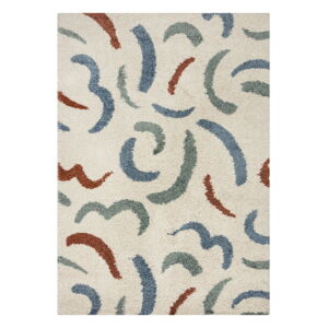 Kremowy dywan 200x290 cm Squiggle – Flair Rugs