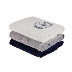 Zestaw 3 ręczników bawełnianych na ruce, 90x50 cm