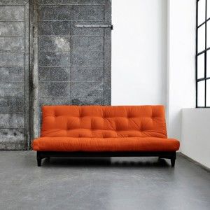 Sofa rozkładana Karup Fresh Wenge/Orange