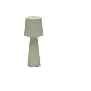 Miętowa lampa stołowa LED ze ściemniaczem z metalowym kloszem (wysokość 25 cm) Arenys – Kave Home