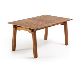 Stół rozkładany z drewna akacjowego La Forma Hemming, 160x100 cm