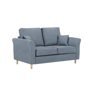 Niebieska sofa 2-osobowa Kooko Home Smooth