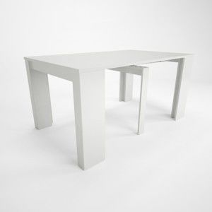 Biały drewniany stół rozkładany Artemob Willy