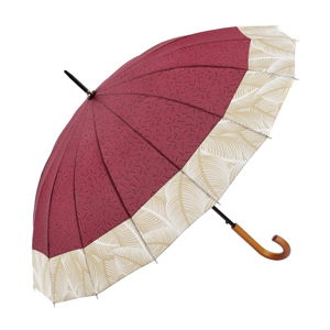Bordowy parasol Ambiance Tropical, ⌀ 105 cm