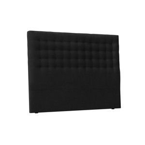 Czarny zagłówek łóżka Windsor & Co Sofas Nova, 140x120 cm