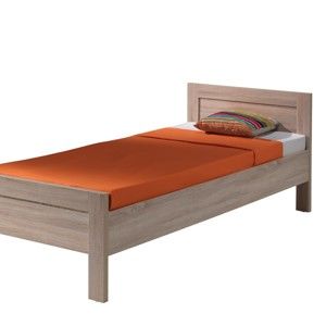 Brązowe łóżko Vipack Aline, 90x200 cm