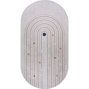 Kremowy dywan odpowiedni do prania 80x120 cm Oval – Vitaus