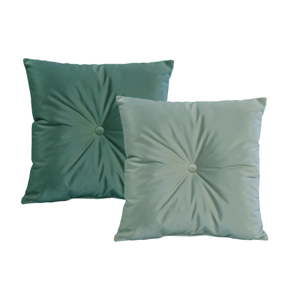 Komplet 2 zielonych poduszek JohnsonStyle Magic Velvet, 55x55 cm