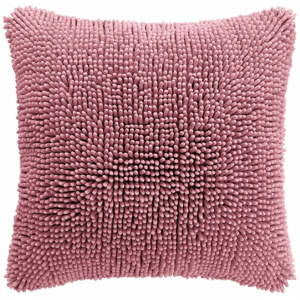 Różowa poszewka na poduszkę Tiseco Home Studio Shaggy, 45x45 cm