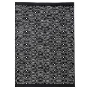 Czarny dywan Hanse Home Quadrangle, 70x140 cm