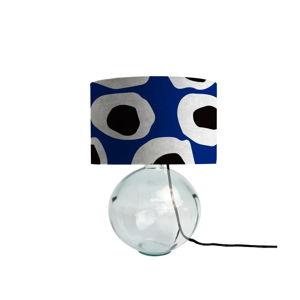 Lampa z ręcznie dmuchanego szkła z aksamitnym kloszem Velvet Atelier Cell