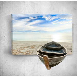Obraz 3D Mosticx Boat On Beach, 40x60 cm