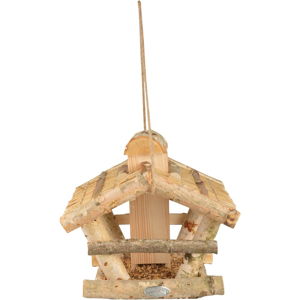 Drewniany wiszący karmnik dla ptaków Esschert Design, wys. 27,5 cm
